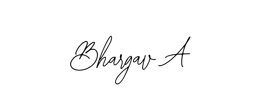 Bhargav A stylish signature style. Best Handwritten Sign (Bearetta-2O07w) for my name. Handwritten Signature Collection Ideas for my name Bhargav A. Bhargav A signature style 12 images and pictures png