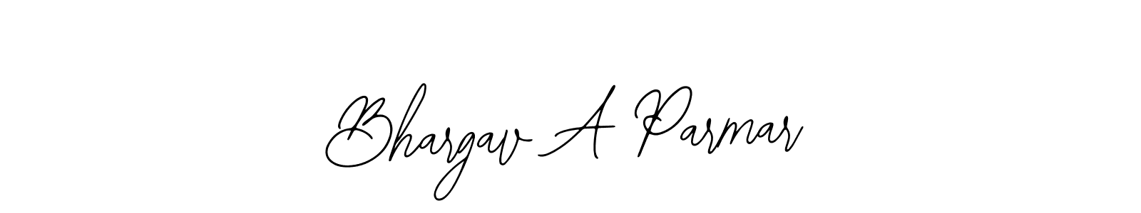 It looks lik you need a new signature style for name Bhargav A Parmar. Design unique handwritten (Bearetta-2O07w) signature with our free signature maker in just a few clicks. Bhargav A Parmar signature style 12 images and pictures png