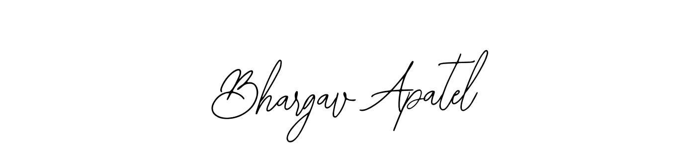 Also we have Bhargav Apatel name is the best signature style. Create professional handwritten signature collection using Bearetta-2O07w autograph style. Bhargav Apatel signature style 12 images and pictures png