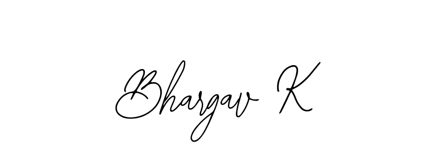 You can use this online signature creator to create a handwritten signature for the name Bhargav K. This is the best online autograph maker. Bhargav K signature style 12 images and pictures png