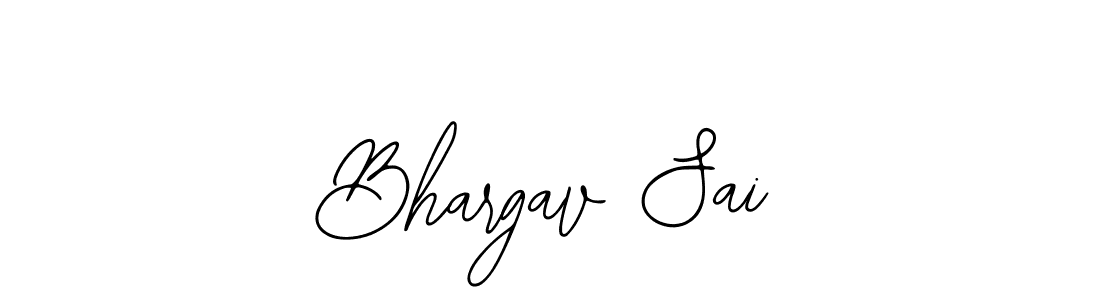 Also You can easily find your signature by using the search form. We will create Bhargav Sai name handwritten signature images for you free of cost using Bearetta-2O07w sign style. Bhargav Sai signature style 12 images and pictures png