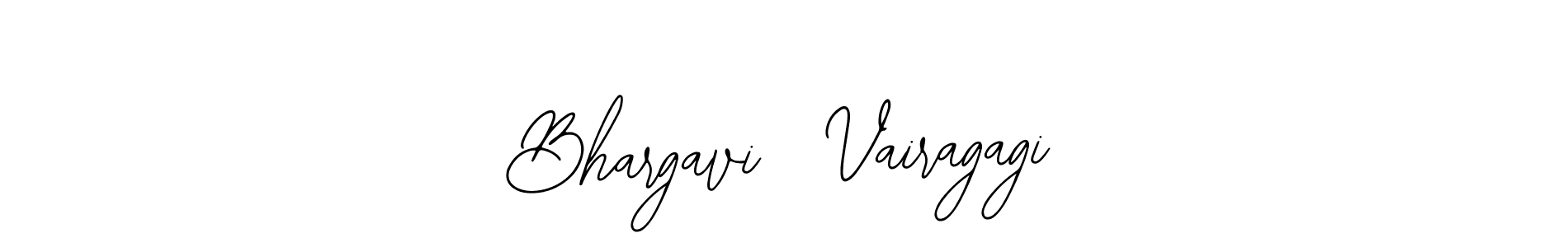 Make a beautiful signature design for name Bhargavi  Vairagagi. With this signature (Bearetta-2O07w) style, you can create a handwritten signature for free. Bhargavi  Vairagagi signature style 12 images and pictures png