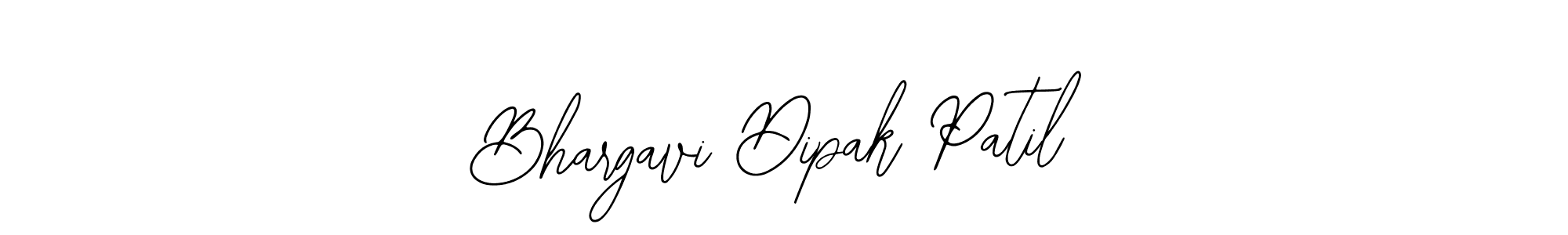Use a signature maker to create a handwritten signature online. With this signature software, you can design (Bearetta-2O07w) your own signature for name Bhargavi Dipak Patil. Bhargavi Dipak Patil signature style 12 images and pictures png