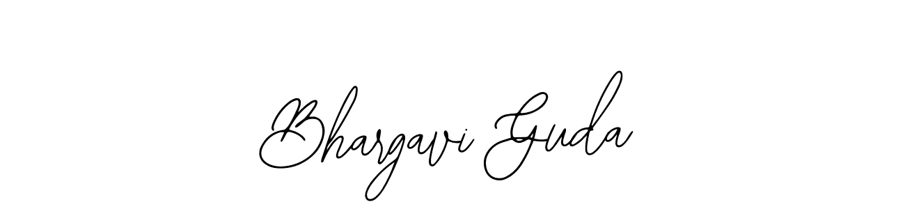 Also we have Bhargavi Guda name is the best signature style. Create professional handwritten signature collection using Bearetta-2O07w autograph style. Bhargavi Guda signature style 12 images and pictures png