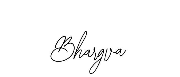 How to Draw Bhargva signature style? Bearetta-2O07w is a latest design signature styles for name Bhargva. Bhargva signature style 12 images and pictures png