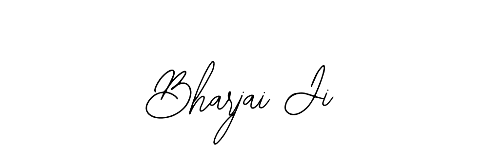 Similarly Bearetta-2O07w is the best handwritten signature design. Signature creator online .You can use it as an online autograph creator for name Bharjai Ji. Bharjai Ji signature style 12 images and pictures png