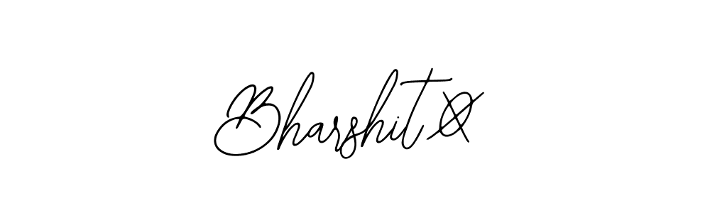 This is the best signature style for the Bharshit¤ name. Also you like these signature font (Bearetta-2O07w). Mix name signature. Bharshit¤ signature style 12 images and pictures png