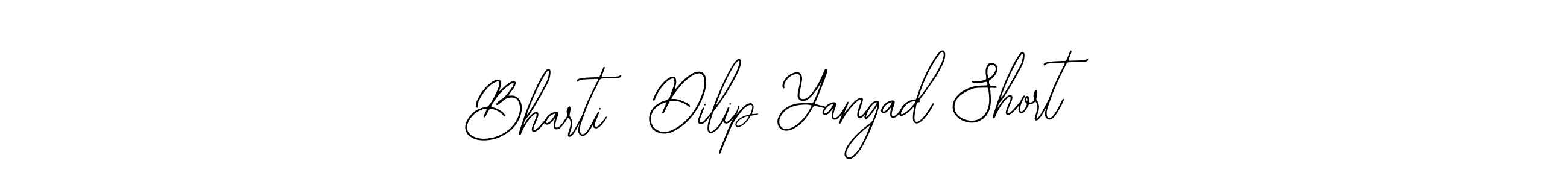 Here are the top 10 professional signature styles for the name Bharti  Dilip Yangad Short. These are the best autograph styles you can use for your name. Bharti  Dilip Yangad Short signature style 12 images and pictures png