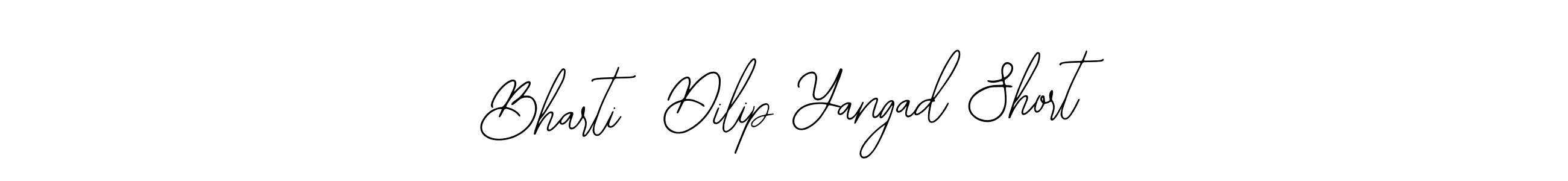 Make a beautiful signature design for name Bharti  Dilip Yangad Short. With this signature (Bearetta-2O07w) style, you can create a handwritten signature for free. Bharti  Dilip Yangad Short signature style 12 images and pictures png