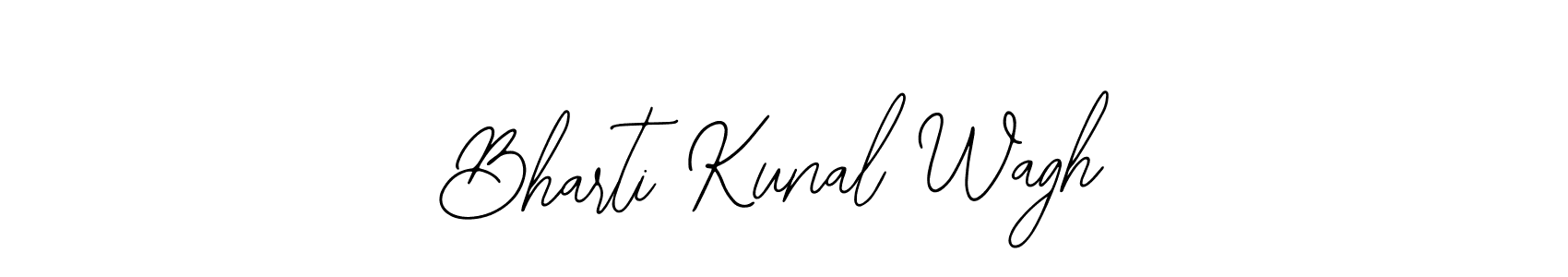 Design your own signature with our free online signature maker. With this signature software, you can create a handwritten (Bearetta-2O07w) signature for name Bharti Kunal Wagh. Bharti Kunal Wagh signature style 12 images and pictures png