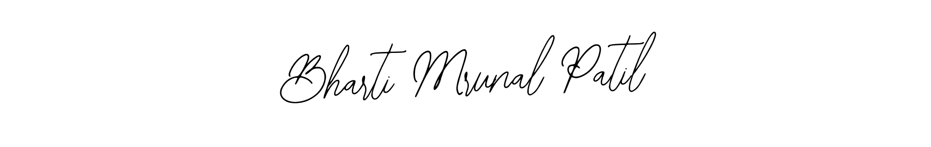 Bharti Mrunal Patil stylish signature style. Best Handwritten Sign (Bearetta-2O07w) for my name. Handwritten Signature Collection Ideas for my name Bharti Mrunal Patil. Bharti Mrunal Patil signature style 12 images and pictures png