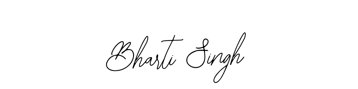 Use a signature maker to create a handwritten signature online. With this signature software, you can design (Bearetta-2O07w) your own signature for name Bharti Singh. Bharti Singh signature style 12 images and pictures png