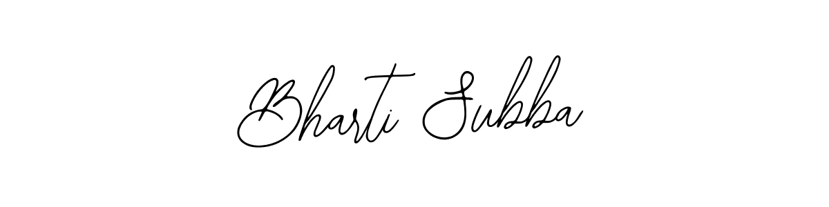Make a short Bharti Subba signature style. Manage your documents anywhere anytime using Bearetta-2O07w. Create and add eSignatures, submit forms, share and send files easily. Bharti Subba signature style 12 images and pictures png