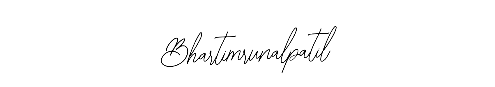 Use a signature maker to create a handwritten signature online. With this signature software, you can design (Bearetta-2O07w) your own signature for name Bhartimrunalpatil. Bhartimrunalpatil signature style 12 images and pictures png