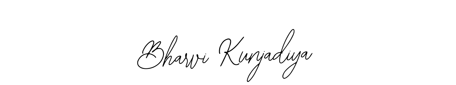 You can use this online signature creator to create a handwritten signature for the name Bharvi Kunjadiya. This is the best online autograph maker. Bharvi Kunjadiya signature style 12 images and pictures png