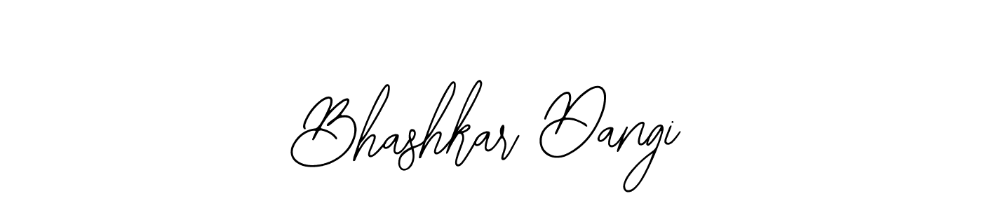 Create a beautiful signature design for name Bhashkar Dangi. With this signature (Bearetta-2O07w) fonts, you can make a handwritten signature for free. Bhashkar Dangi signature style 12 images and pictures png