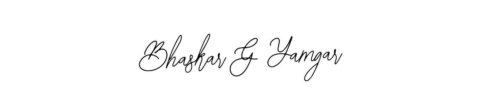 See photos of Bhaskar G Yamgar official signature by Spectra . Check more albums & portfolios. Read reviews & check more about Bearetta-2O07w font. Bhaskar G Yamgar signature style 12 images and pictures png