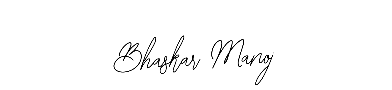if you are searching for the best signature style for your name Bhaskar Manoj. so please give up your signature search. here we have designed multiple signature styles  using Bearetta-2O07w. Bhaskar Manoj signature style 12 images and pictures png