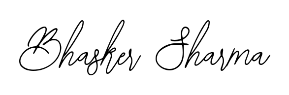 Transform the name Bhasker Sharma into a signature masterpiece using Bearetta-2O07w font. Ideal for photographers, artists, and creators looking for watermarks. Bhasker Sharma signature style 12 images and pictures png
