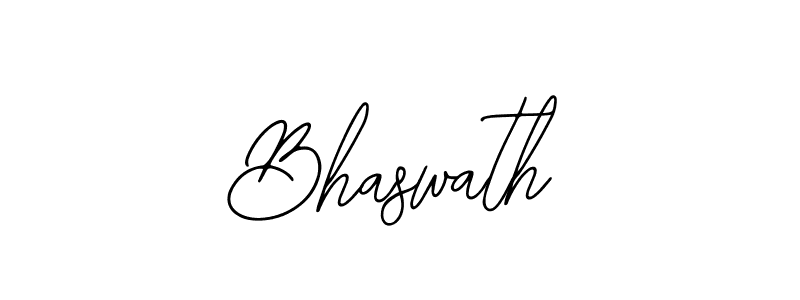 How to make Bhaswath name signature. Use Bearetta-2O07w style for creating short signs online. This is the latest handwritten sign. Bhaswath signature style 12 images and pictures png