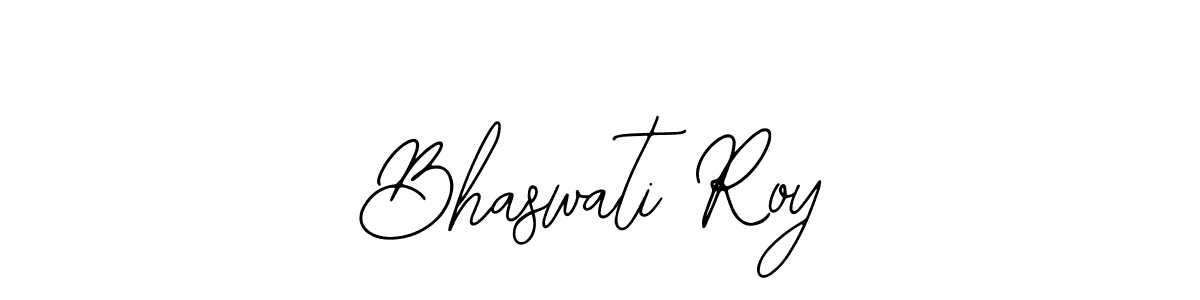 How to make Bhaswati Roy name signature. Use Bearetta-2O07w style for creating short signs online. This is the latest handwritten sign. Bhaswati Roy signature style 12 images and pictures png