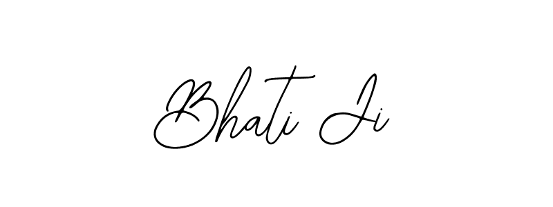 Make a beautiful signature design for name Bhati Ji. With this signature (Bearetta-2O07w) style, you can create a handwritten signature for free. Bhati Ji signature style 12 images and pictures png