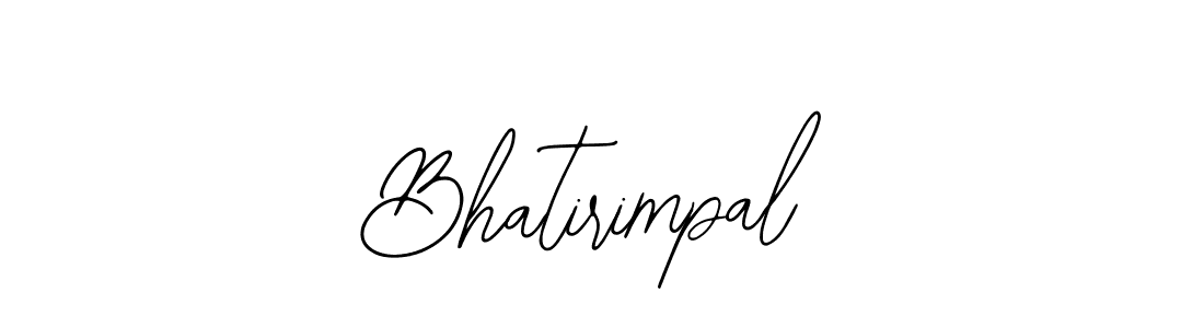 if you are searching for the best signature style for your name Bhatirimpal. so please give up your signature search. here we have designed multiple signature styles  using Bearetta-2O07w. Bhatirimpal signature style 12 images and pictures png