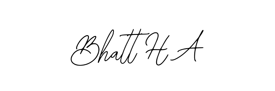 Here are the top 10 professional signature styles for the name Bhatt H A. These are the best autograph styles you can use for your name. Bhatt H A signature style 12 images and pictures png