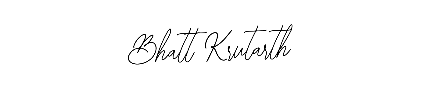 Once you've used our free online signature maker to create your best signature Bearetta-2O07w style, it's time to enjoy all of the benefits that Bhatt Krutarth name signing documents. Bhatt Krutarth signature style 12 images and pictures png