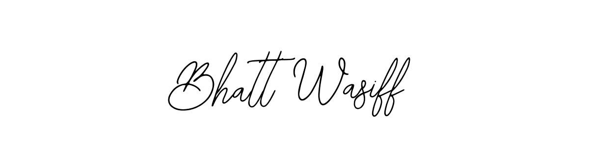 Make a beautiful signature design for name Bhatt Wasiff. With this signature (Bearetta-2O07w) style, you can create a handwritten signature for free. Bhatt Wasiff signature style 12 images and pictures png