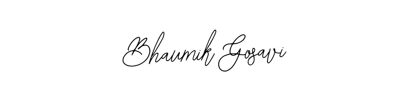 How to Draw Bhaumik Gosavi signature style? Bearetta-2O07w is a latest design signature styles for name Bhaumik Gosavi. Bhaumik Gosavi signature style 12 images and pictures png