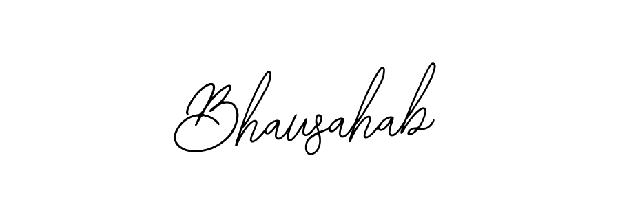 You should practise on your own different ways (Bearetta-2O07w) to write your name (Bhausahab) in signature. don't let someone else do it for you. Bhausahab signature style 12 images and pictures png