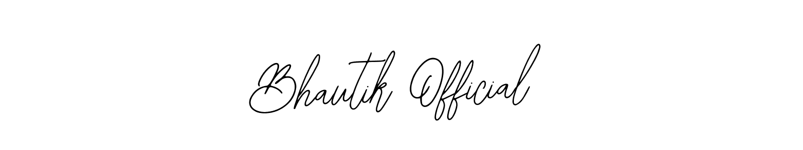 Make a beautiful signature design for name Bhautik Official. Use this online signature maker to create a handwritten signature for free. Bhautik Official signature style 12 images and pictures png