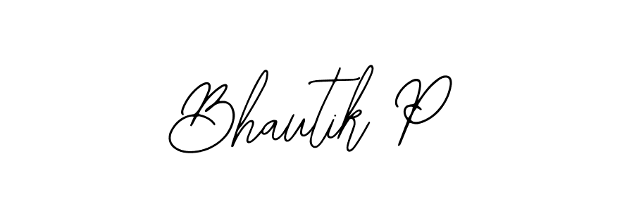 How to make Bhautik P signature? Bearetta-2O07w is a professional autograph style. Create handwritten signature for Bhautik P name. Bhautik P signature style 12 images and pictures png