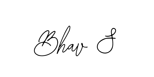 Create a beautiful signature design for name Bhav S. With this signature (Bearetta-2O07w) fonts, you can make a handwritten signature for free. Bhav S signature style 12 images and pictures png