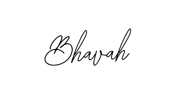 How to make Bhavah name signature. Use Bearetta-2O07w style for creating short signs online. This is the latest handwritten sign. Bhavah signature style 12 images and pictures png