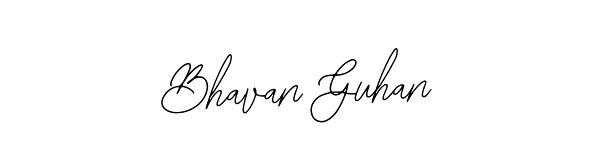 You should practise on your own different ways (Bearetta-2O07w) to write your name (Bhavan Guhan) in signature. don't let someone else do it for you. Bhavan Guhan signature style 12 images and pictures png