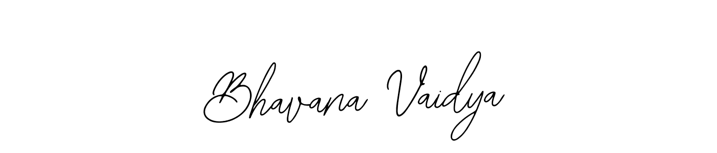 Bhavana Vaidya stylish signature style. Best Handwritten Sign (Bearetta-2O07w) for my name. Handwritten Signature Collection Ideas for my name Bhavana Vaidya. Bhavana Vaidya signature style 12 images and pictures png