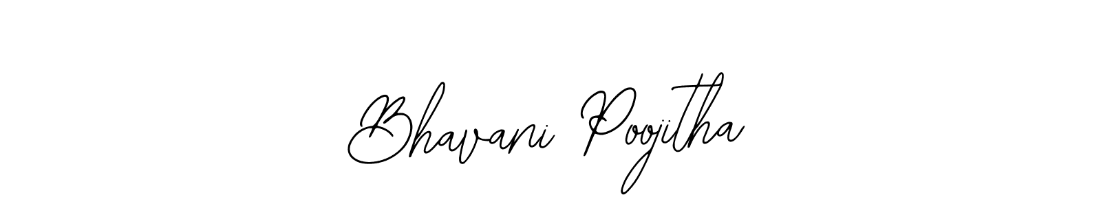 See photos of Bhavani Poojitha official signature by Spectra . Check more albums & portfolios. Read reviews & check more about Bearetta-2O07w font. Bhavani Poojitha signature style 12 images and pictures png