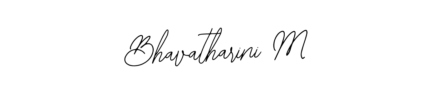 Also You can easily find your signature by using the search form. We will create Bhavatharini M name handwritten signature images for you free of cost using Bearetta-2O07w sign style. Bhavatharini M signature style 12 images and pictures png