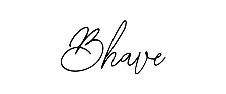 Create a beautiful signature design for name Bhave. With this signature (Bearetta-2O07w) fonts, you can make a handwritten signature for free. Bhave signature style 12 images and pictures png