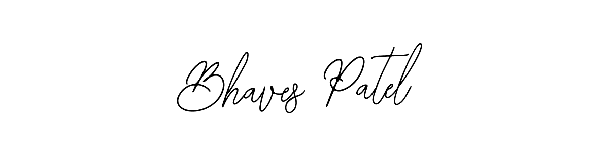 Create a beautiful signature design for name Bhaves Patel. With this signature (Bearetta-2O07w) fonts, you can make a handwritten signature for free. Bhaves Patel signature style 12 images and pictures png