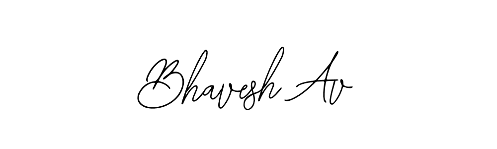 Create a beautiful signature design for name Bhavesh Av. With this signature (Bearetta-2O07w) fonts, you can make a handwritten signature for free. Bhavesh Av signature style 12 images and pictures png