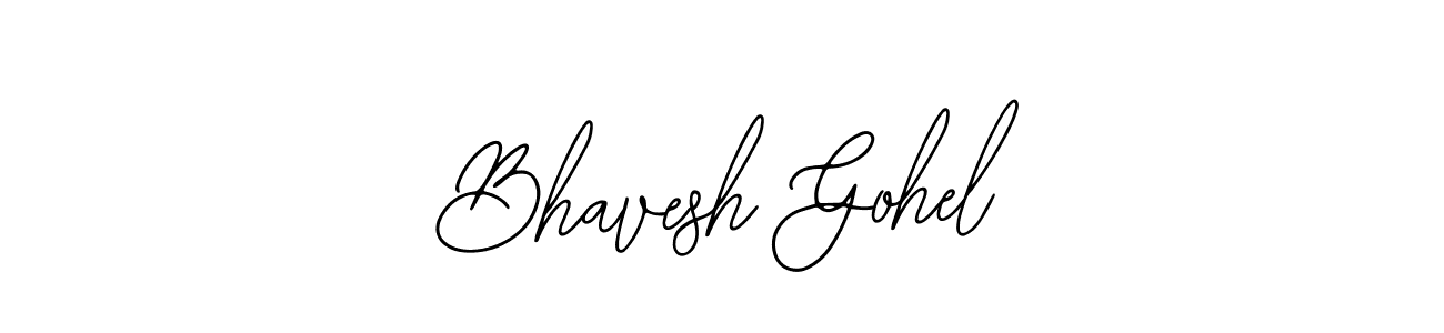 Also You can easily find your signature by using the search form. We will create Bhavesh Gohel name handwritten signature images for you free of cost using Bearetta-2O07w sign style. Bhavesh Gohel signature style 12 images and pictures png