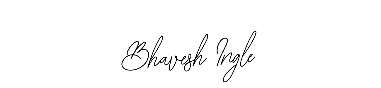 Use a signature maker to create a handwritten signature online. With this signature software, you can design (Bearetta-2O07w) your own signature for name Bhavesh Ingle. Bhavesh Ingle signature style 12 images and pictures png