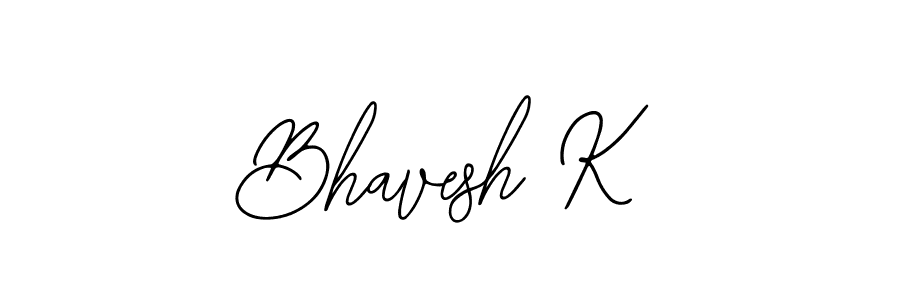 How to Draw Bhavesh K signature style? Bearetta-2O07w is a latest design signature styles for name Bhavesh K. Bhavesh K signature style 12 images and pictures png