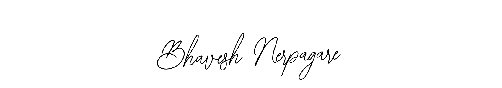 Make a beautiful signature design for name Bhavesh Nerpagare. Use this online signature maker to create a handwritten signature for free. Bhavesh Nerpagare signature style 12 images and pictures png