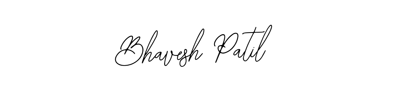 How to make Bhavesh Patil name signature. Use Bearetta-2O07w style for creating short signs online. This is the latest handwritten sign. Bhavesh Patil signature style 12 images and pictures png