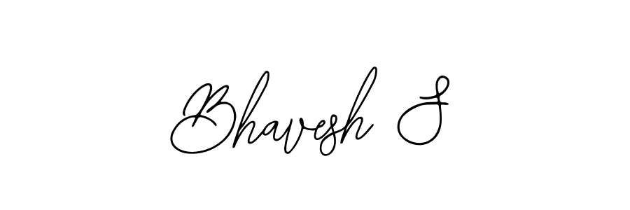 Design your own signature with our free online signature maker. With this signature software, you can create a handwritten (Bearetta-2O07w) signature for name Bhavesh S. Bhavesh S signature style 12 images and pictures png