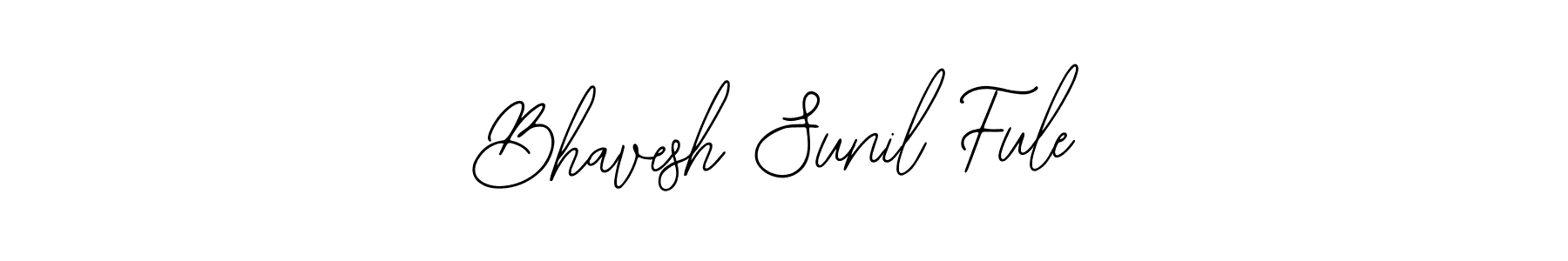 Bhavesh Sunil Fule stylish signature style. Best Handwritten Sign (Bearetta-2O07w) for my name. Handwritten Signature Collection Ideas for my name Bhavesh Sunil Fule. Bhavesh Sunil Fule signature style 12 images and pictures png